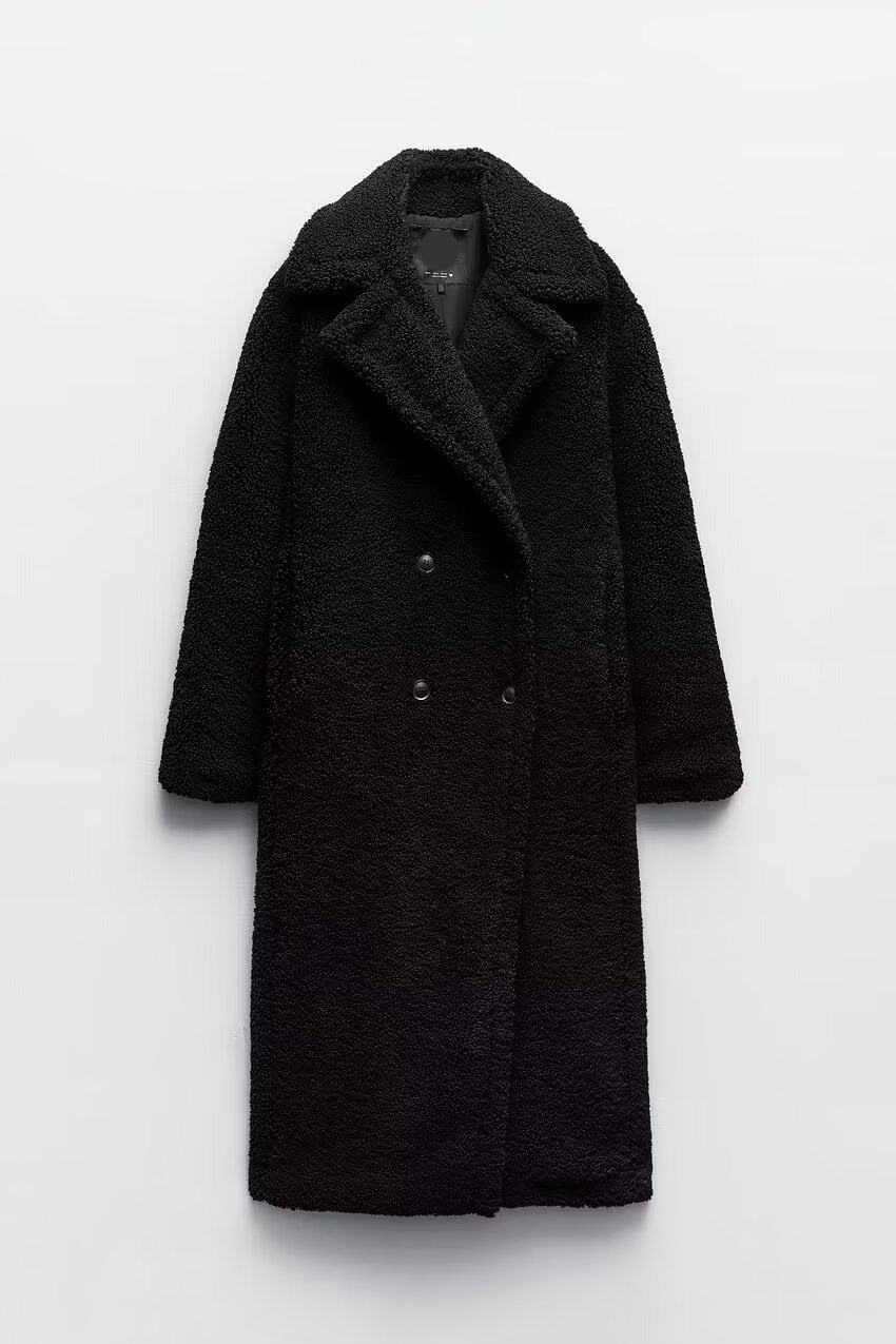 Longline Teddy Coat | Warm & Stylish | Faux Shearling Finish