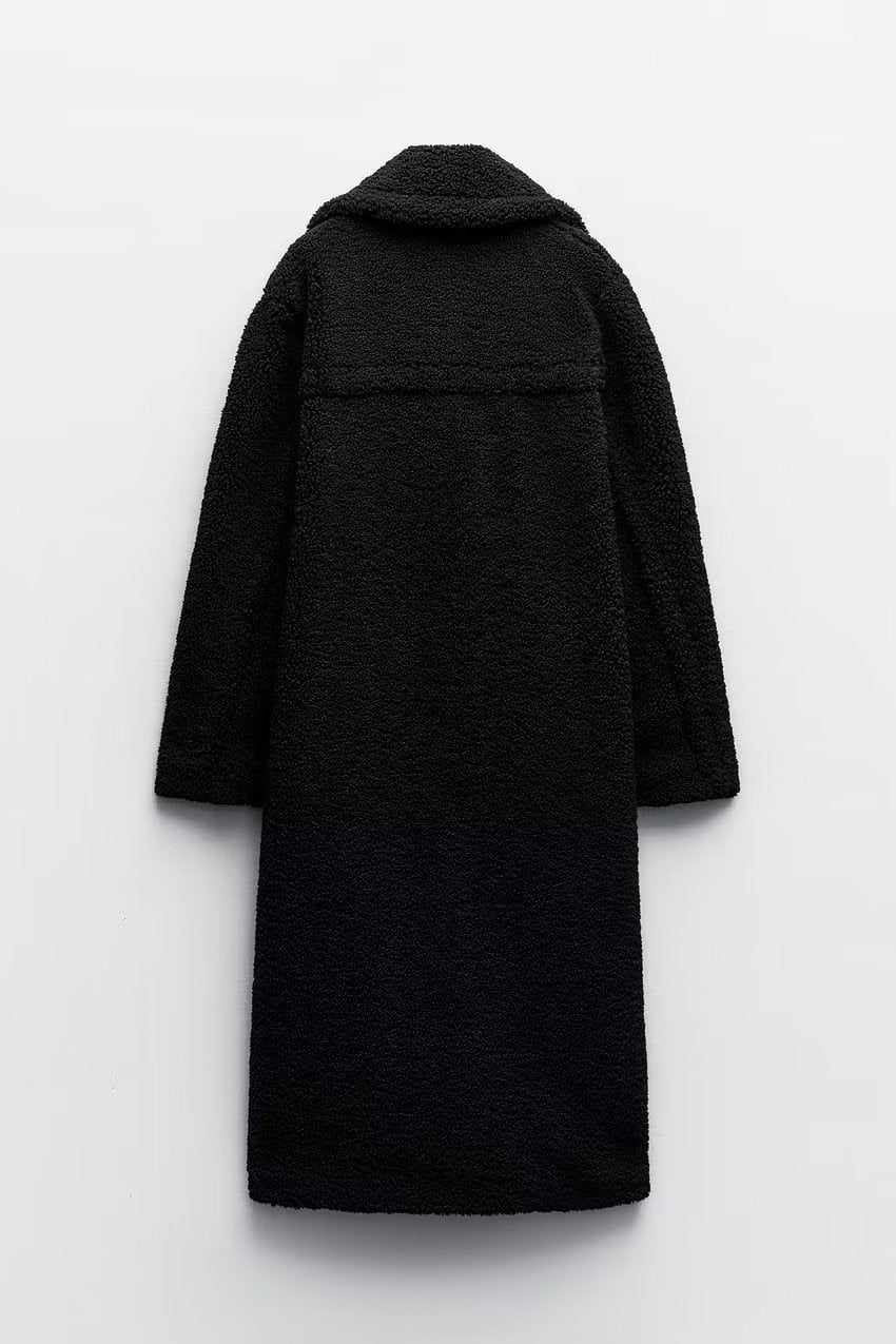Longline Teddy Coat | Warm & Stylish | Faux Shearling Finish