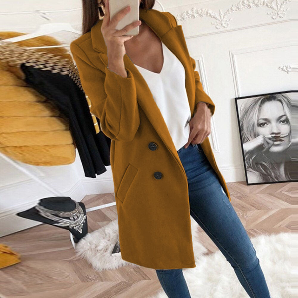 Longline Tailored Coat | Classic Design | Versatile Colors
