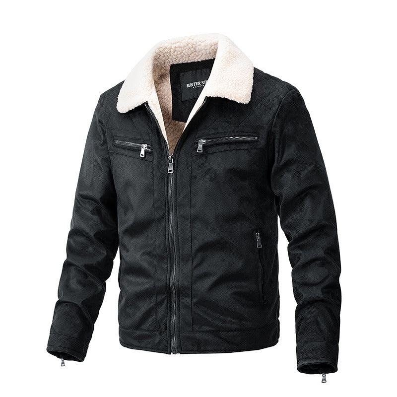 Sherpa-Lined Winter Jacket | Cotton Blend | Classic Design