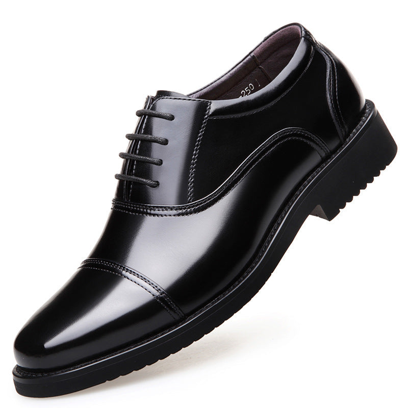 Men's Genuine Leather Shoes | Three-Joint Design, Durable Build | Formal and Everyday Wear