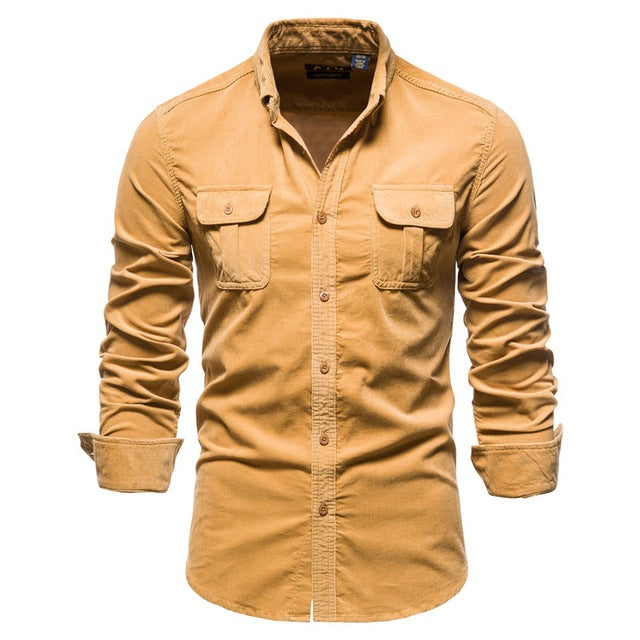Men's Button-Down Shirt | Long Sleeves, Classic Design | Casual and Formal Wear