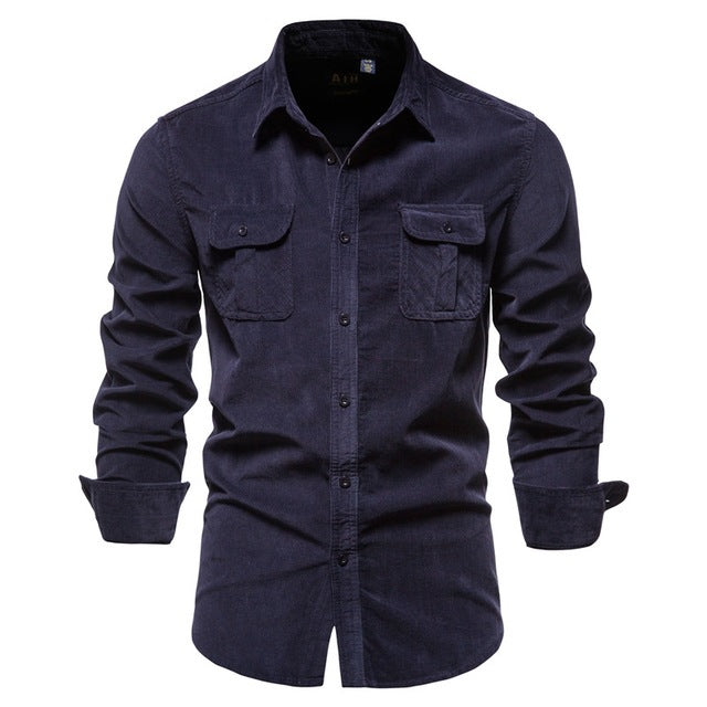 Men's Button-Down Shirt | Long Sleeves, Classic Design | Casual and Formal Wear