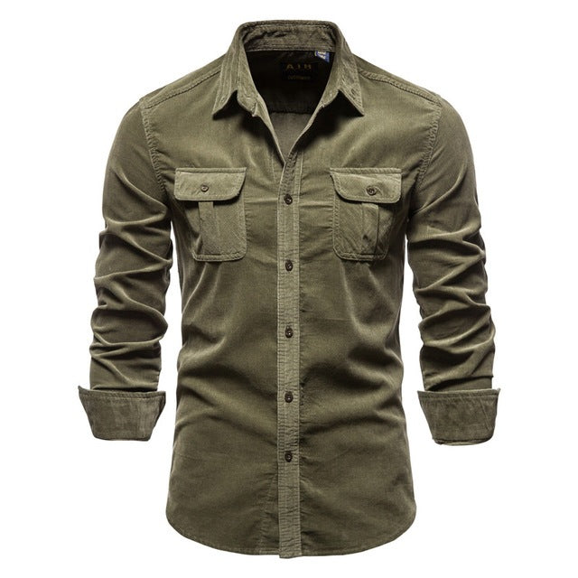 Men's Button-Down Shirt | Long Sleeves, Classic Design | Casual and Formal Wear