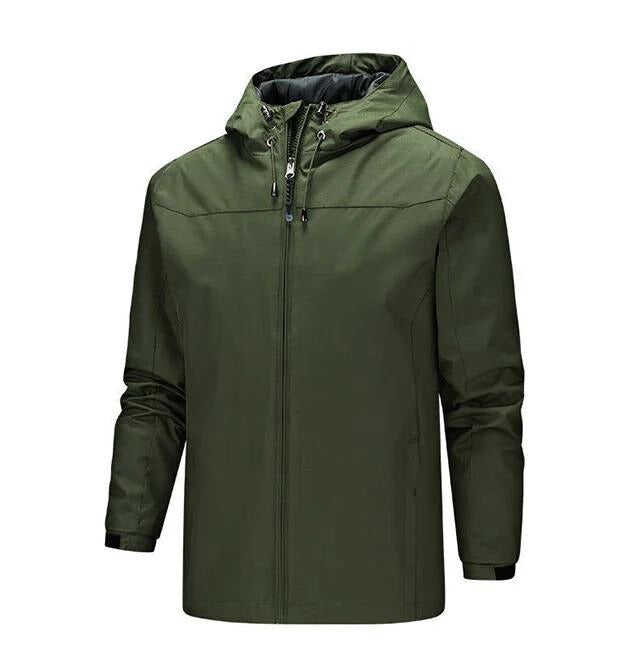 Waterproof Outdoor Jacket | Adjustable Hood | Lightweight and Durable