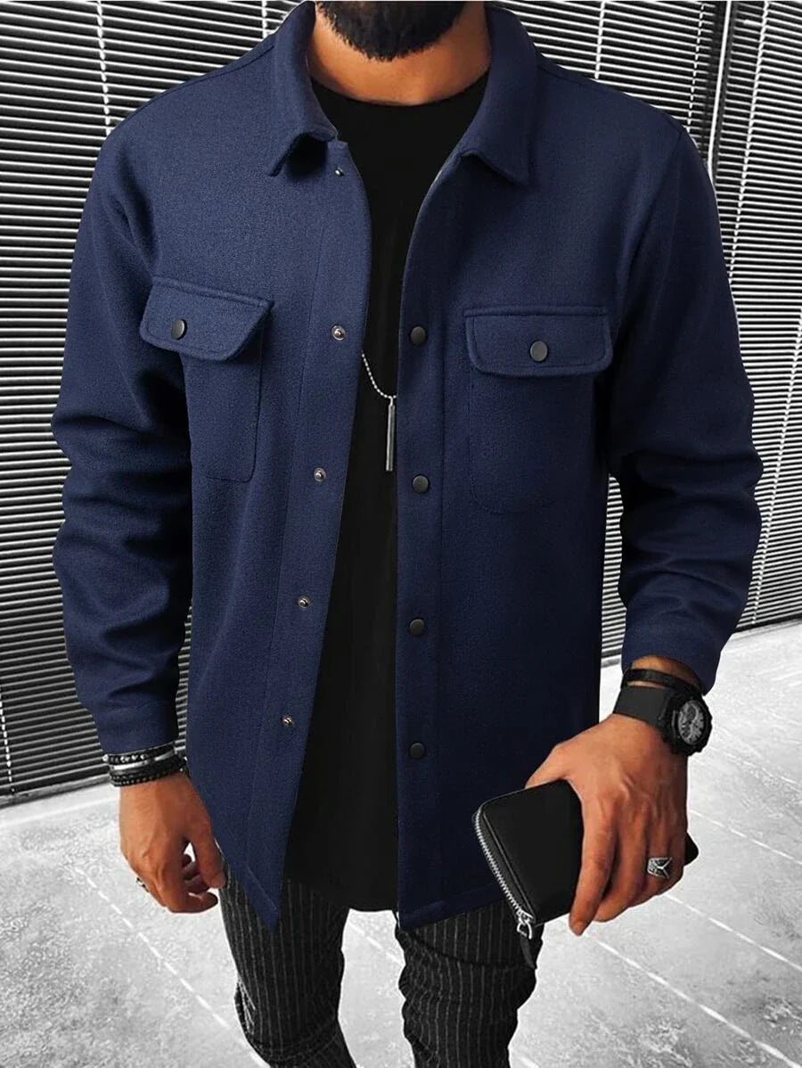 Classic Shacket with Chest Pockets | Cotton Blend | Stylish and Versatile