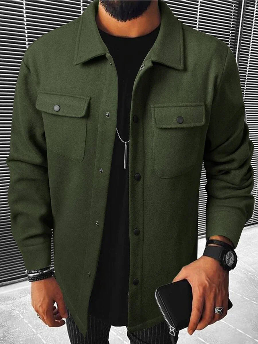 Classic Shacket with Chest Pockets | Cotton Blend | Stylish and Versatile