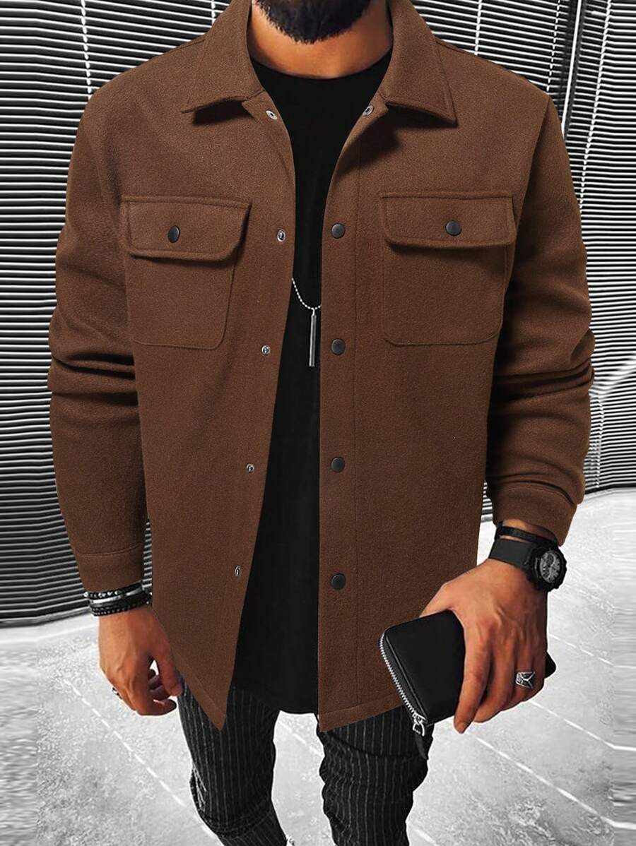 Classic Shacket with Chest Pockets | Cotton Blend | Stylish and Versatile