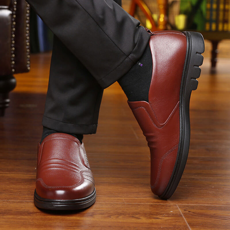 Leather Slip-On Loafers | Premium Leather | Elegant and Comfortable