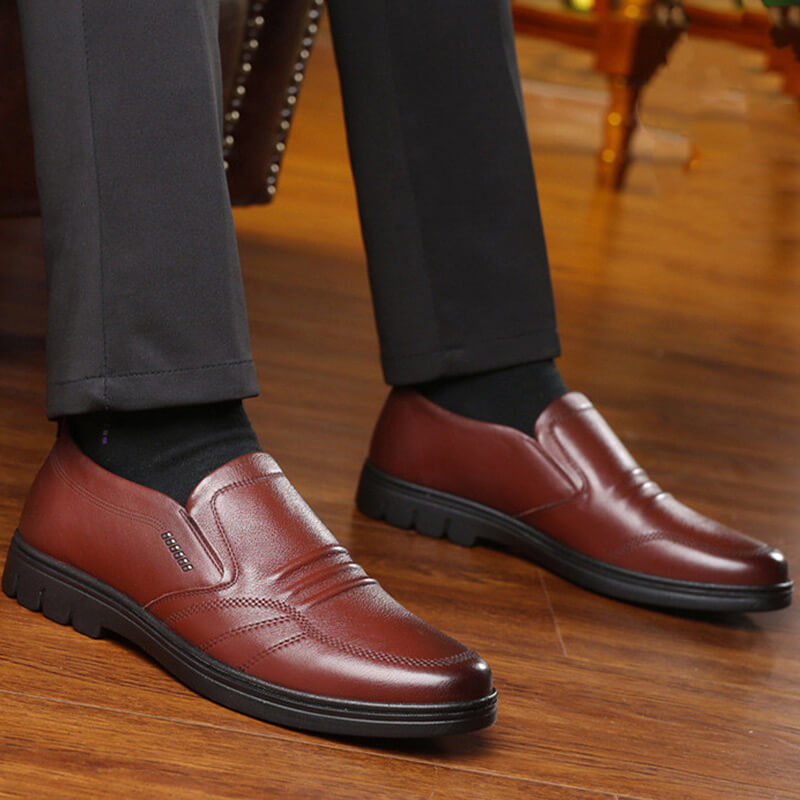 Leather Slip-On Loafers | Premium Leather | Elegant and Comfortable