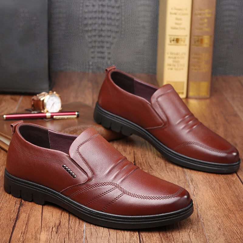 Leather Slip-On Loafers | Premium Leather | Elegant and Comfortable