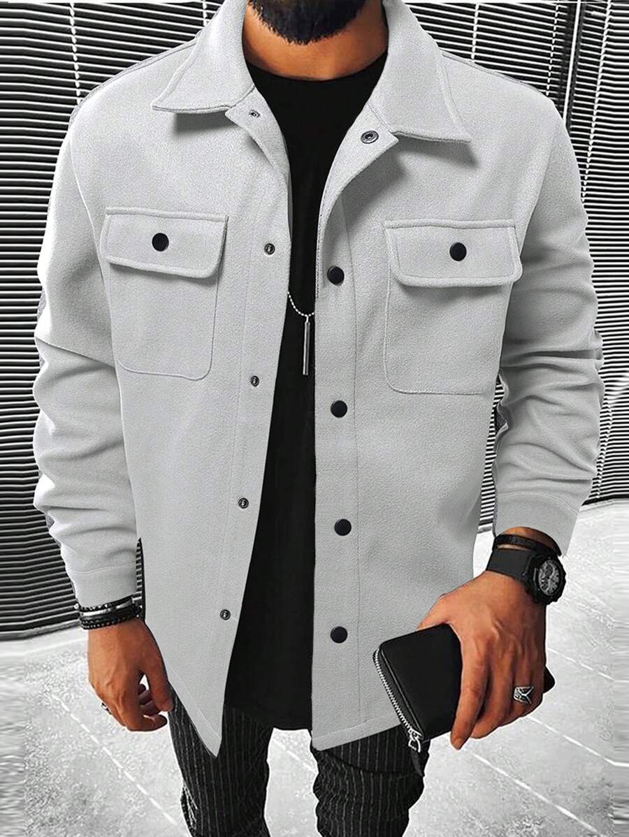 Classic Shacket with Chest Pockets | Cotton Blend | Stylish and Versatile