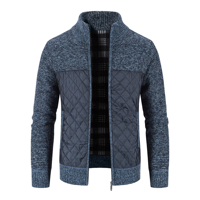 Knitted Jacket | Quilted Design | Smart Casual Wear