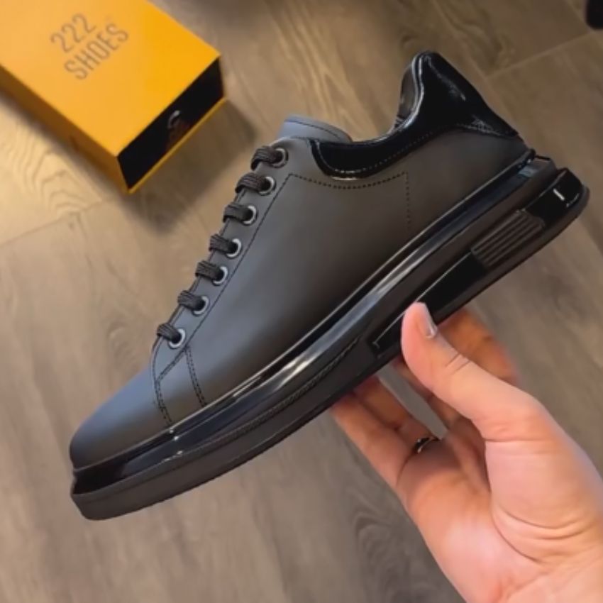 Glossy Low-Top Sneakers | Stylish and Comfortable | Lightweight Design