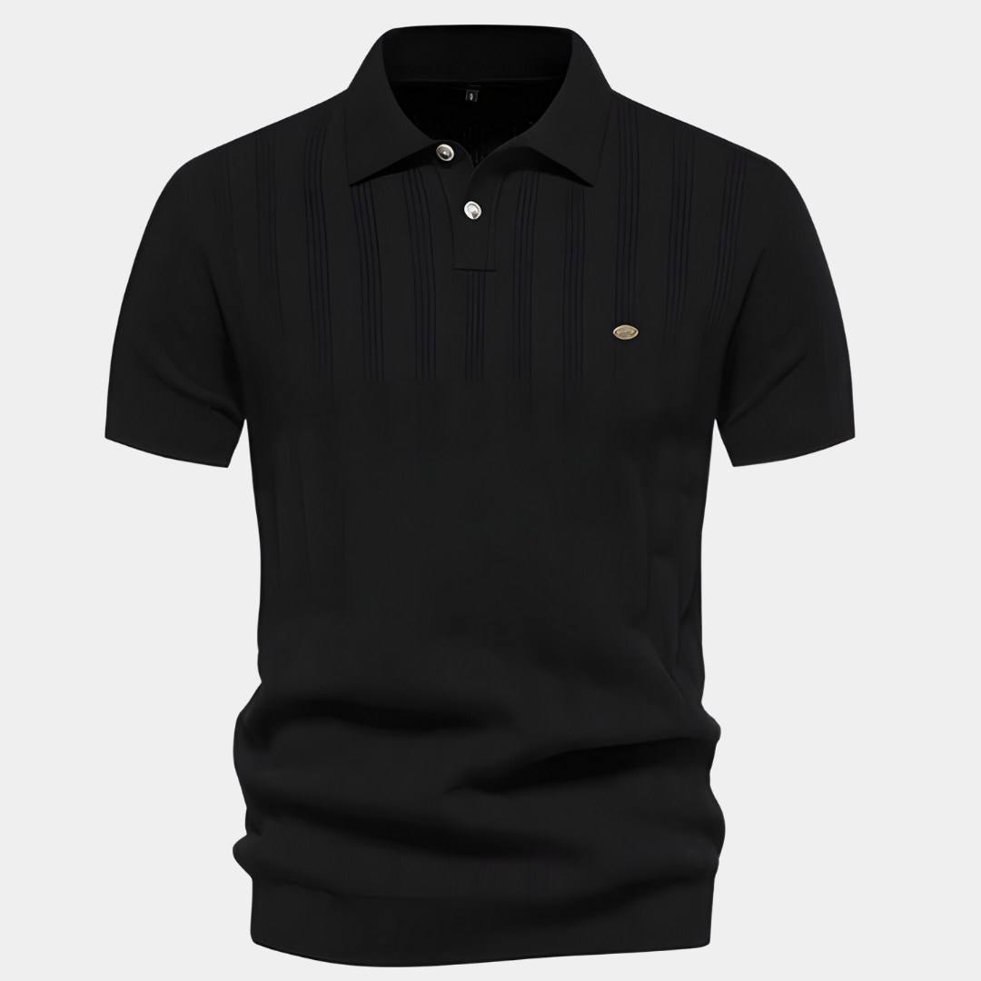 Knitted Polo Shirt | Soft Cotton Blend | Timeless Smart-Casual Style