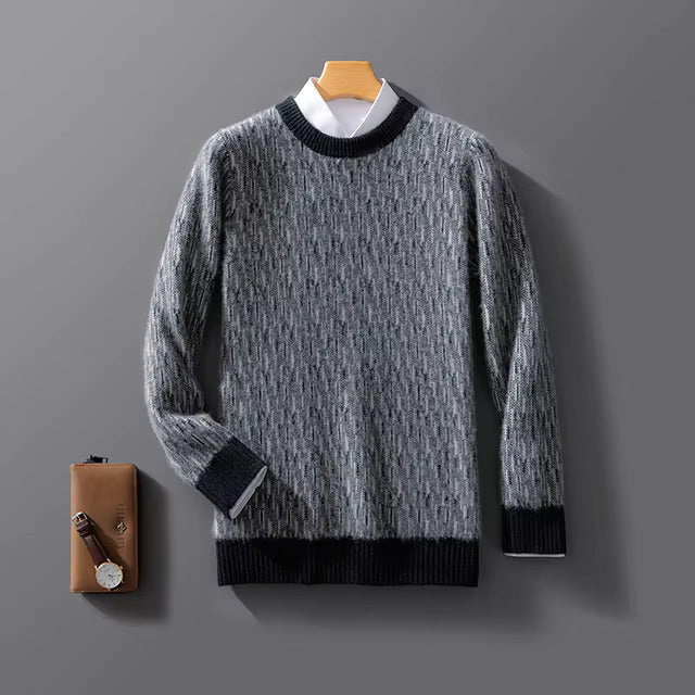 Gradient Sweater | Mock Collar | Soft and Warm