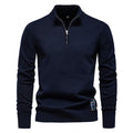 Half-Zip Knit Sweater | Cotton Blend | Warm and Stylish
