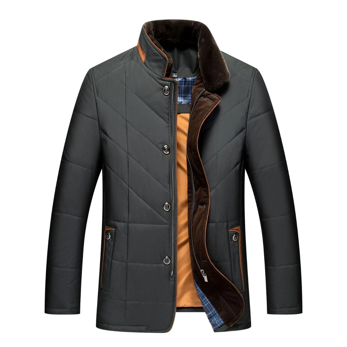 Quilted Insulated Jacket | Slim Fit | Lightweight Warmth | Men’s Outerwear
