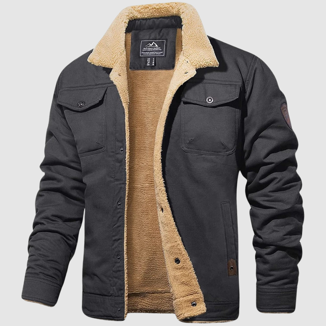 Sherpa-Lined Jacket | Winter Warmth | Durable and Stylish