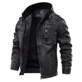 Faux Leather Jacket | Rugged Style | Slim Fit