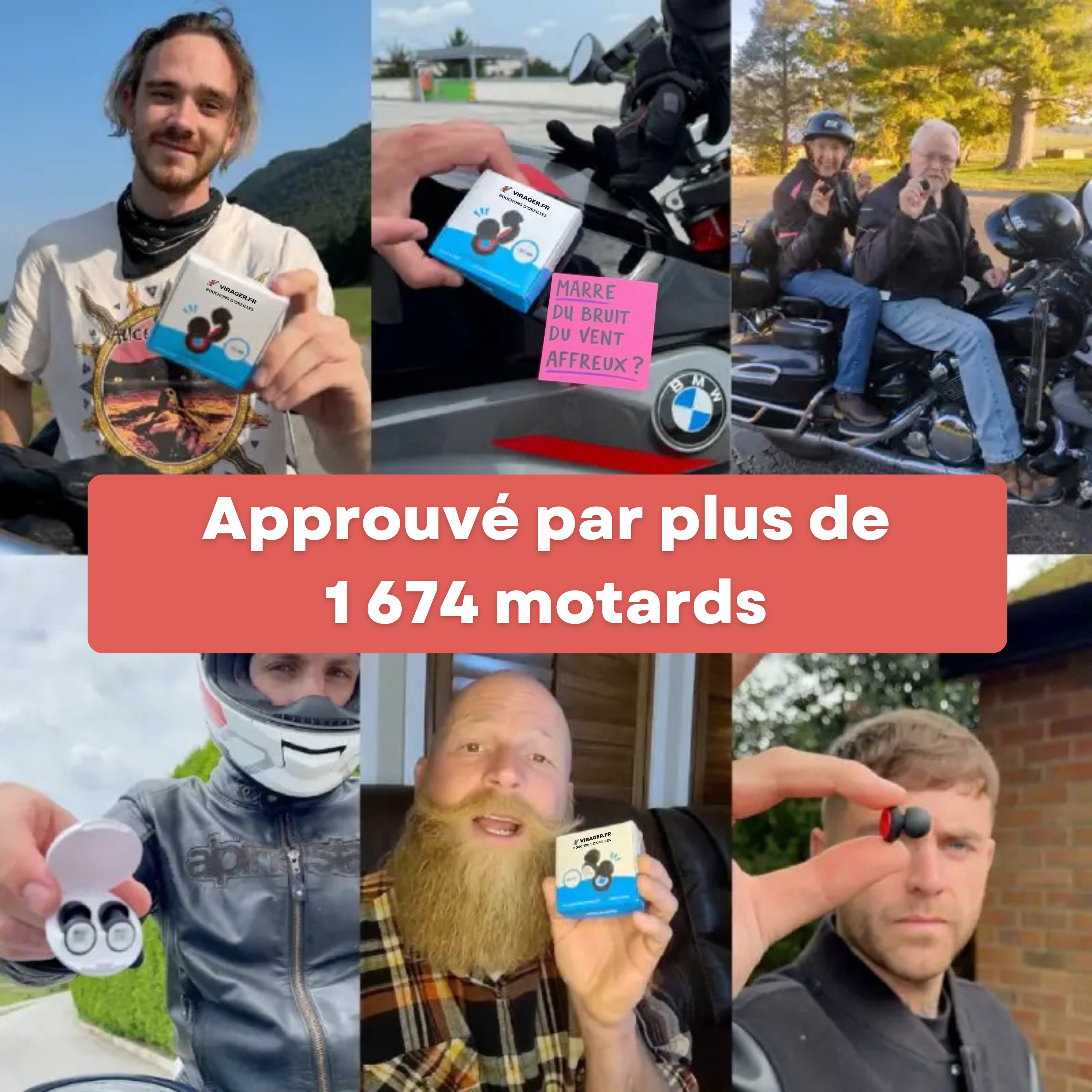 VentDompté Moto | Protection contre les bruits du vent et les sifflements d’oreille