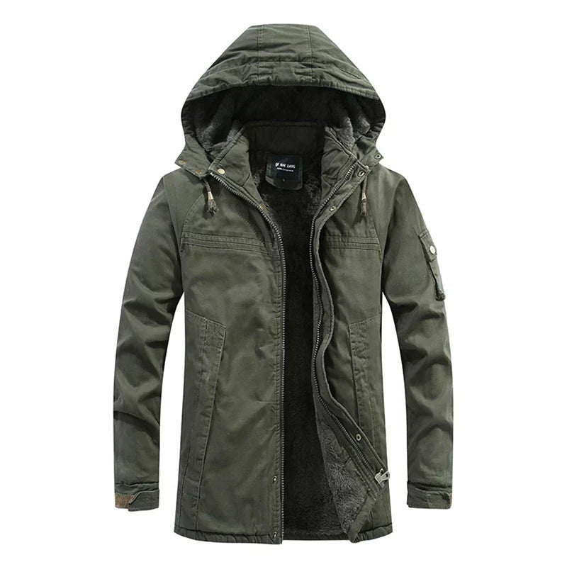 Fleece-Lined Hooded Jacket | Winterwear | Insulated Comfort