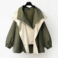 Two-Tone A-Line Jacket | Adjustable Fit | Lightweight & Stylish