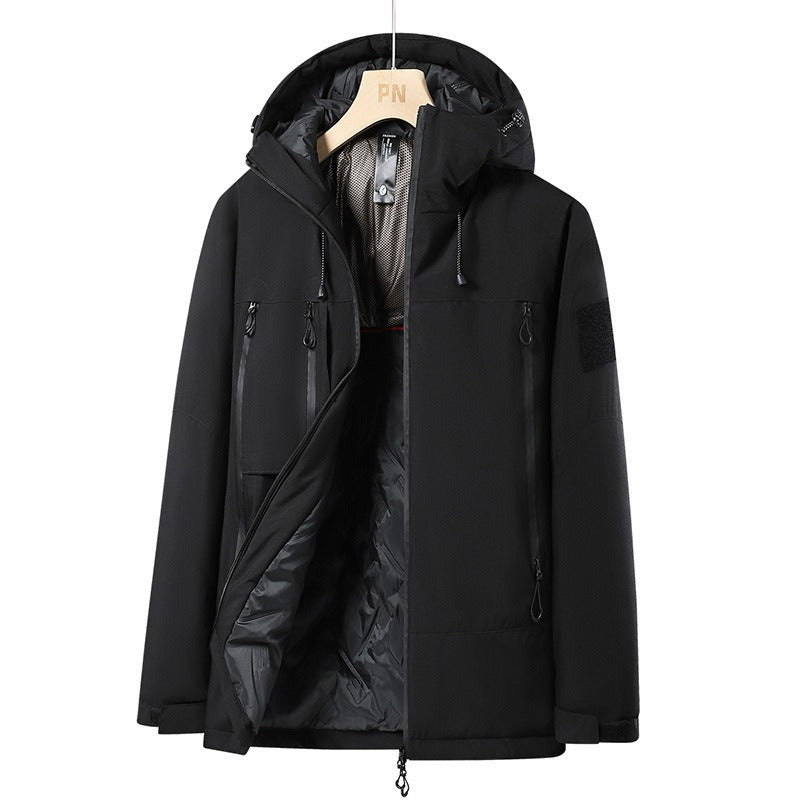 Waterproof Insulated Jacket | Fleece-Lined | Outdoor-Ready