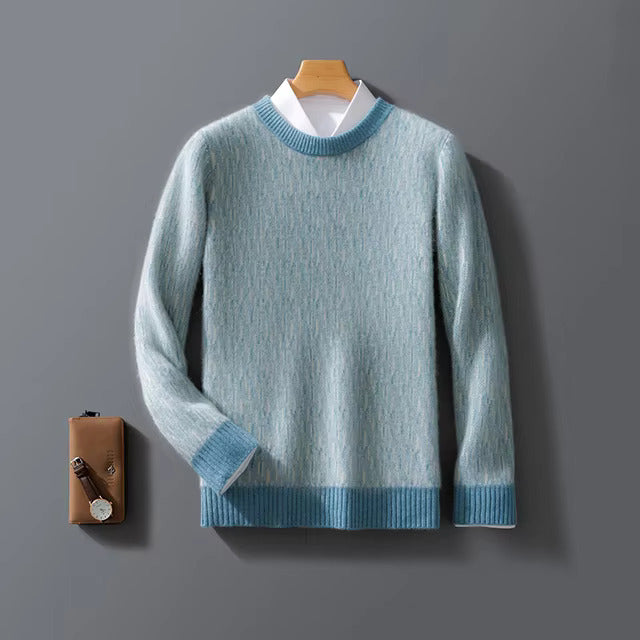Gradient Sweater | Mock Collar | Soft and Warm
