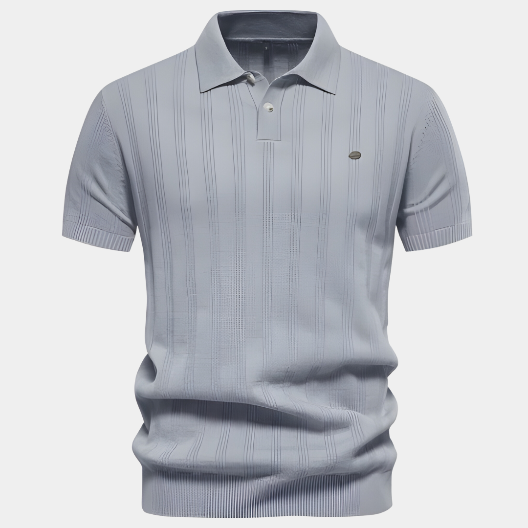 Knitted Polo Shirt | Soft Cotton Blend | Timeless Smart-Casual Style
