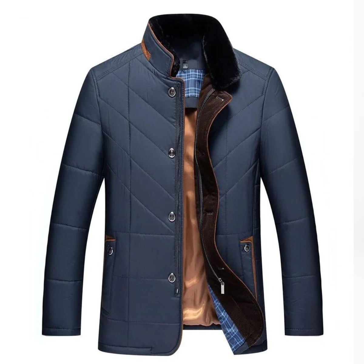 Quilted Insulated Jacket | Slim Fit | Lightweight Warmth | Men’s Outerwear