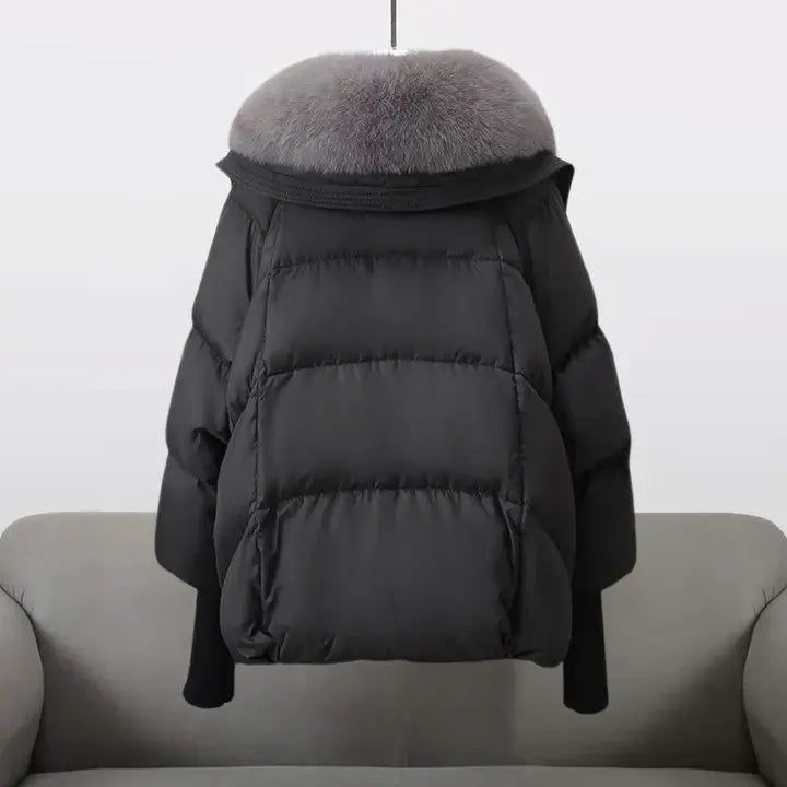 Women's Puffer Jacket with Faux Fur Collar | Ultra-Warm Design | Winter Outerwear