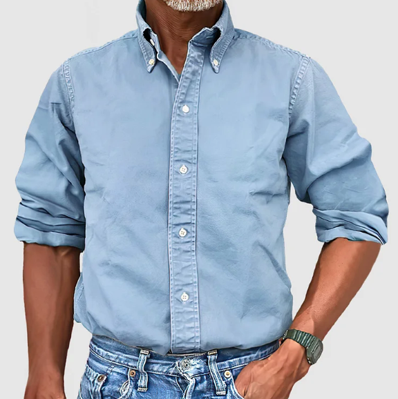 Classic Button-Up Shirt | 100% Cotton | Versatile and Timeless