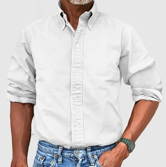 Classic Button-Up Shirt | 100% Cotton | Versatile and Timeless