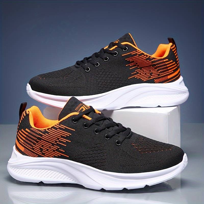 Breathable Knit Running Shoes | Lightweight Cushioning | Anti-Slip Sole | Everyday Active Wear