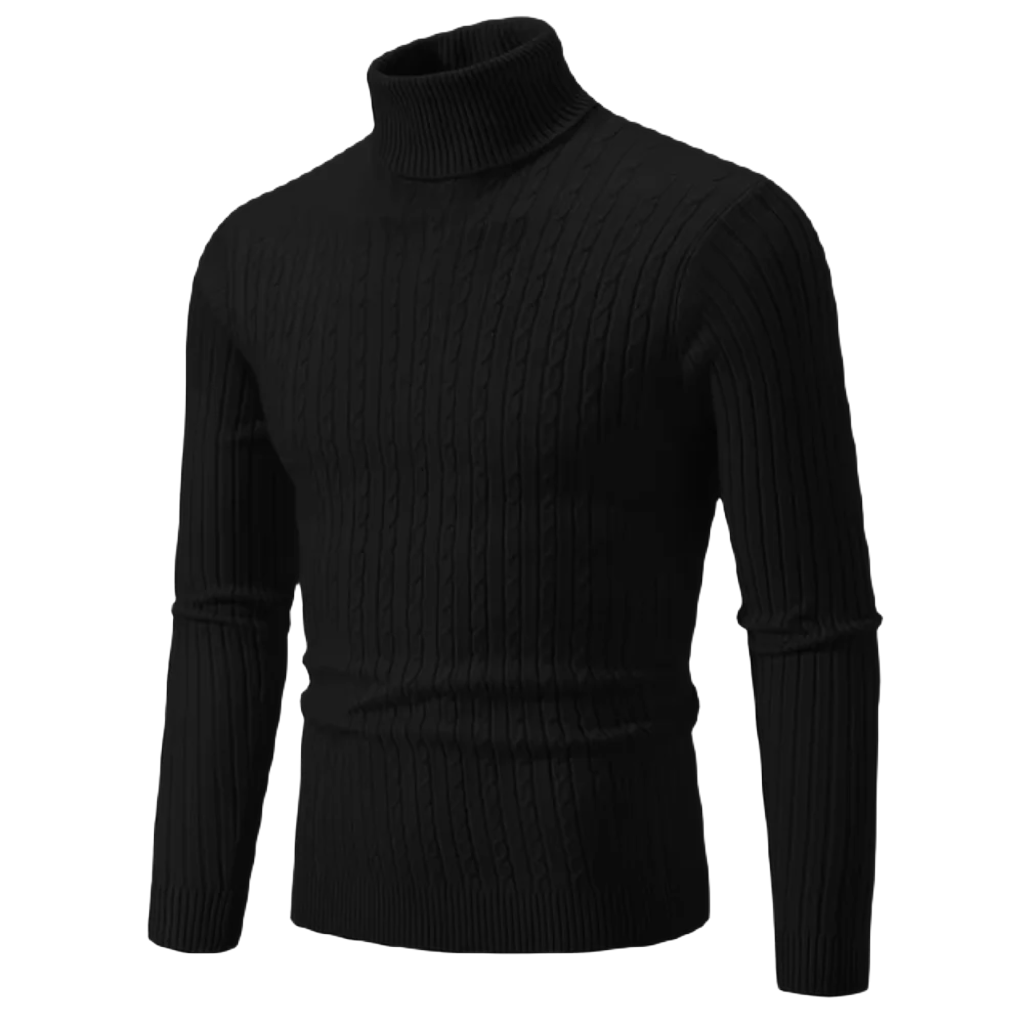 Ribbed Turtleneck Sweater | Slim-Fit | Warm and Elegant