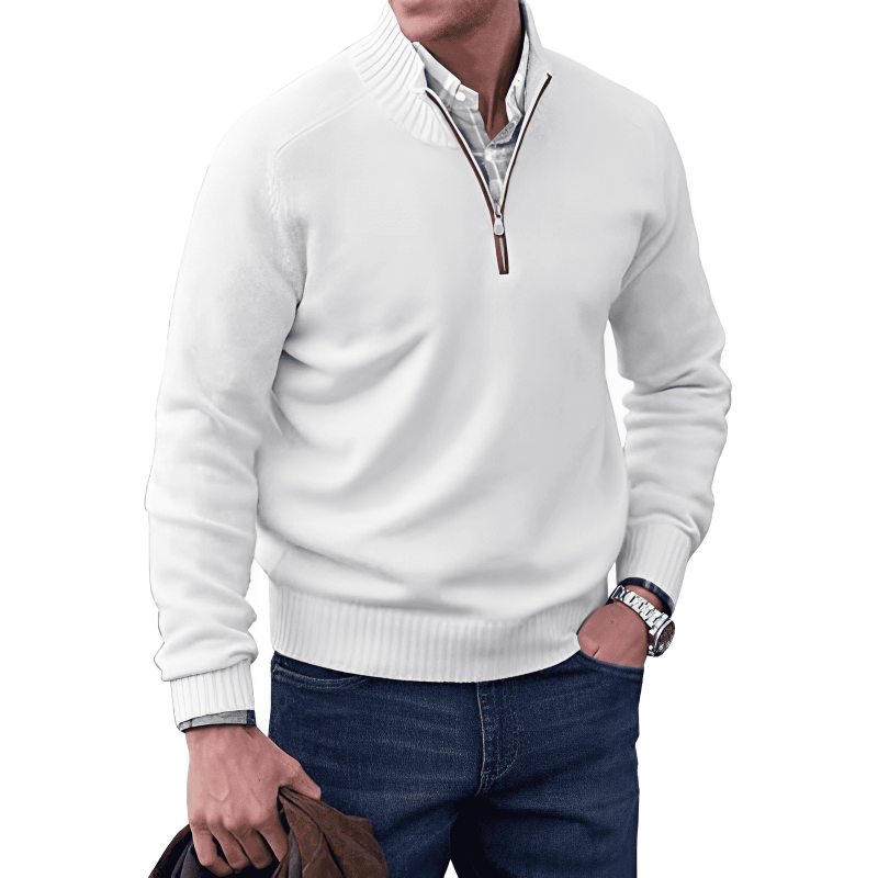 Half-Zip Knitted Jumper | Soft Knit | Everyday Wear