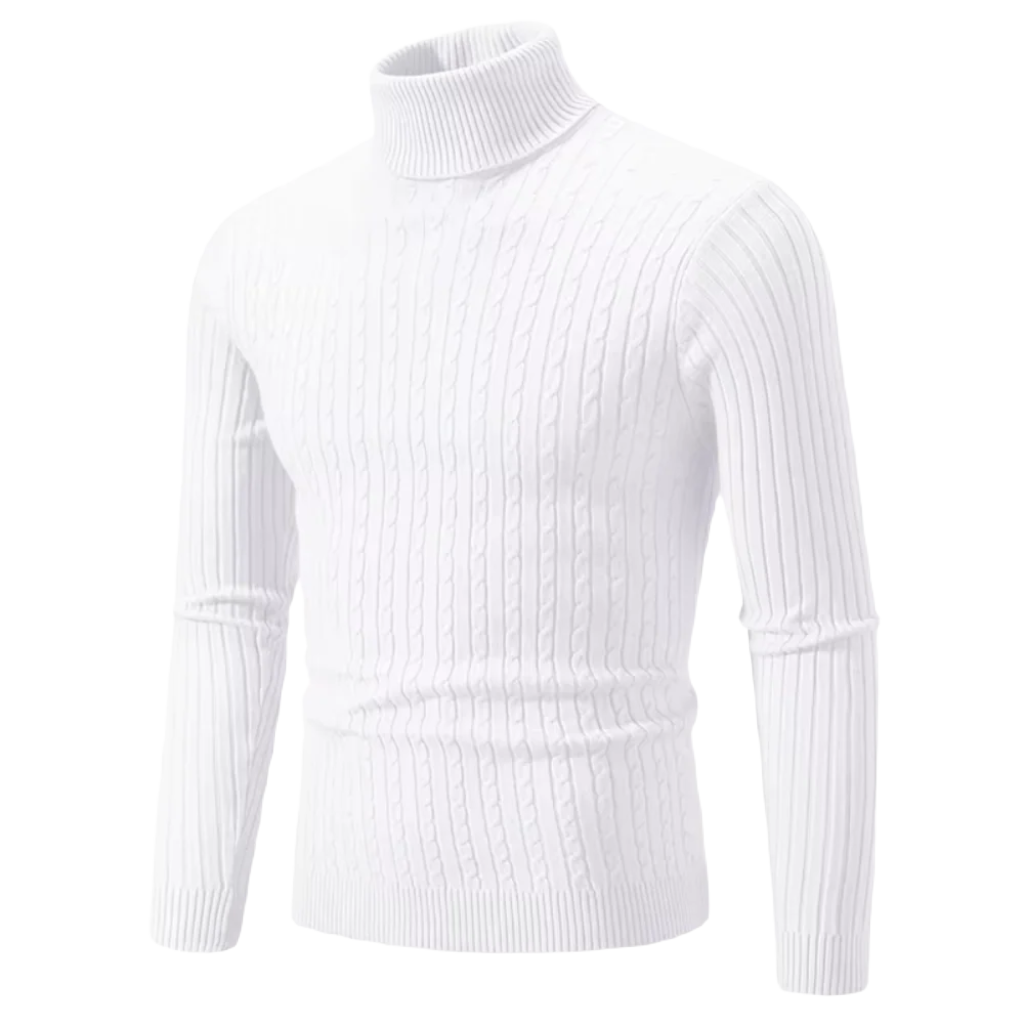 Ribbed Turtleneck Sweater | Slim-Fit | Warm and Elegant