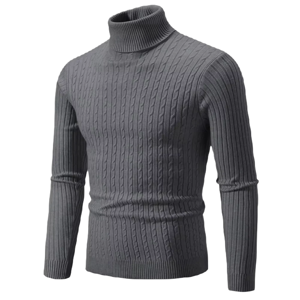Ribbed Turtleneck Sweater | Slim-Fit | Warm and Elegant