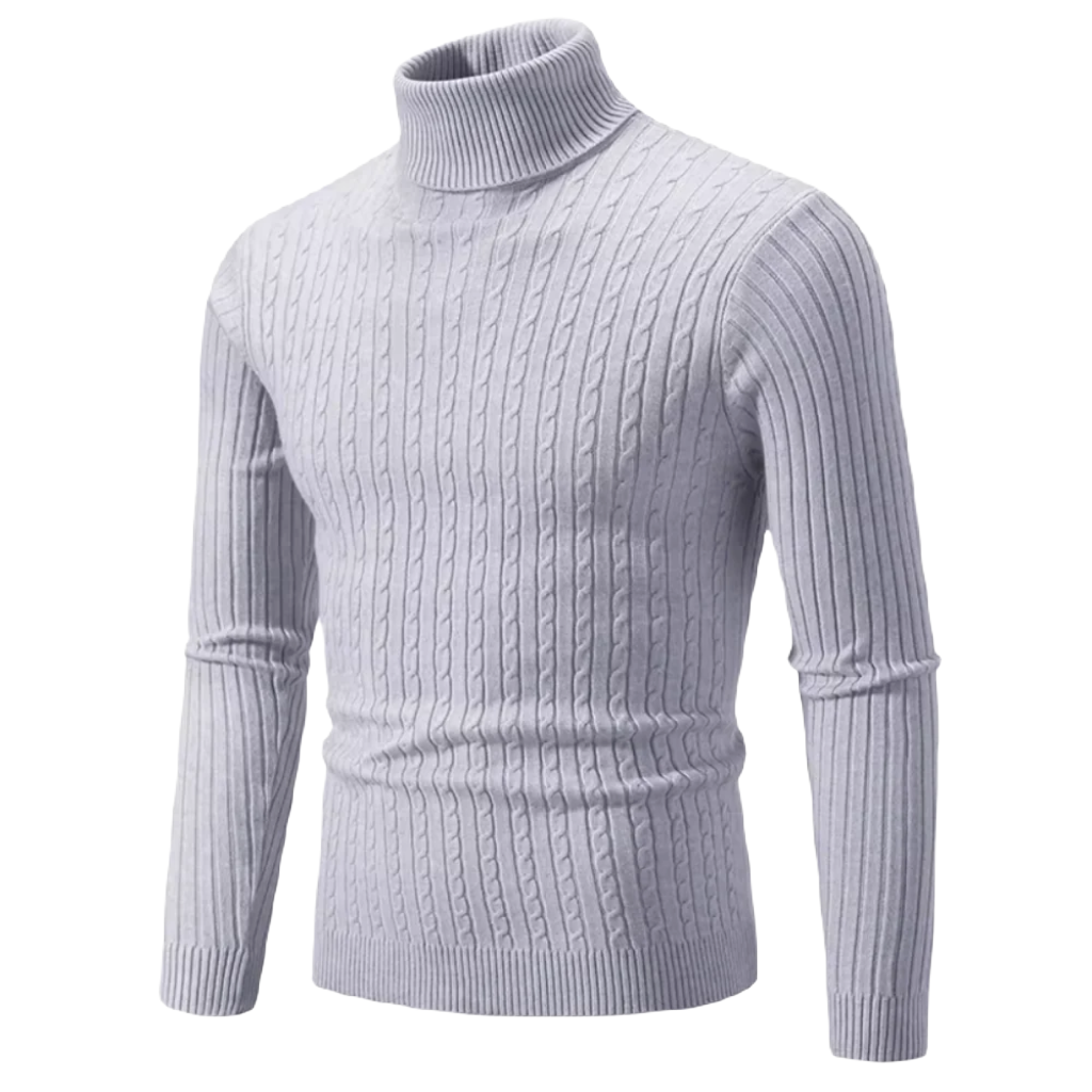 Ribbed Turtleneck Sweater | Slim-Fit | Warm and Elegant