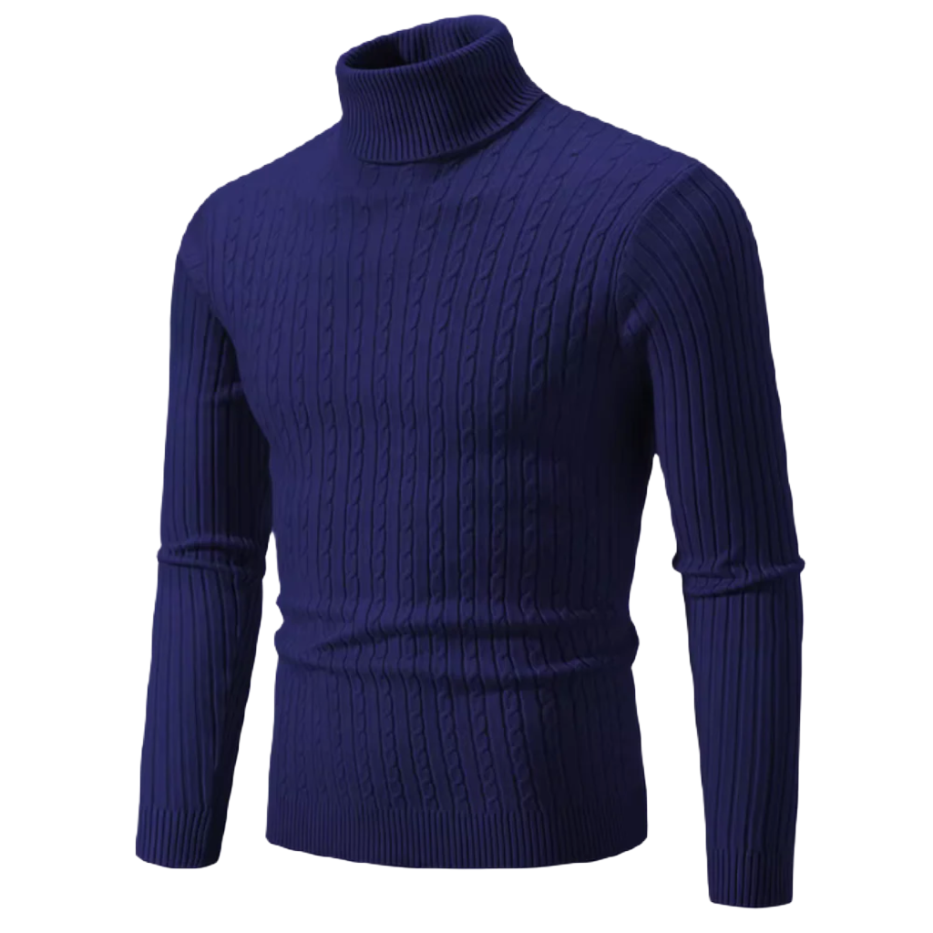 Ribbed Turtleneck Sweater | Slim-Fit | Warm and Elegant