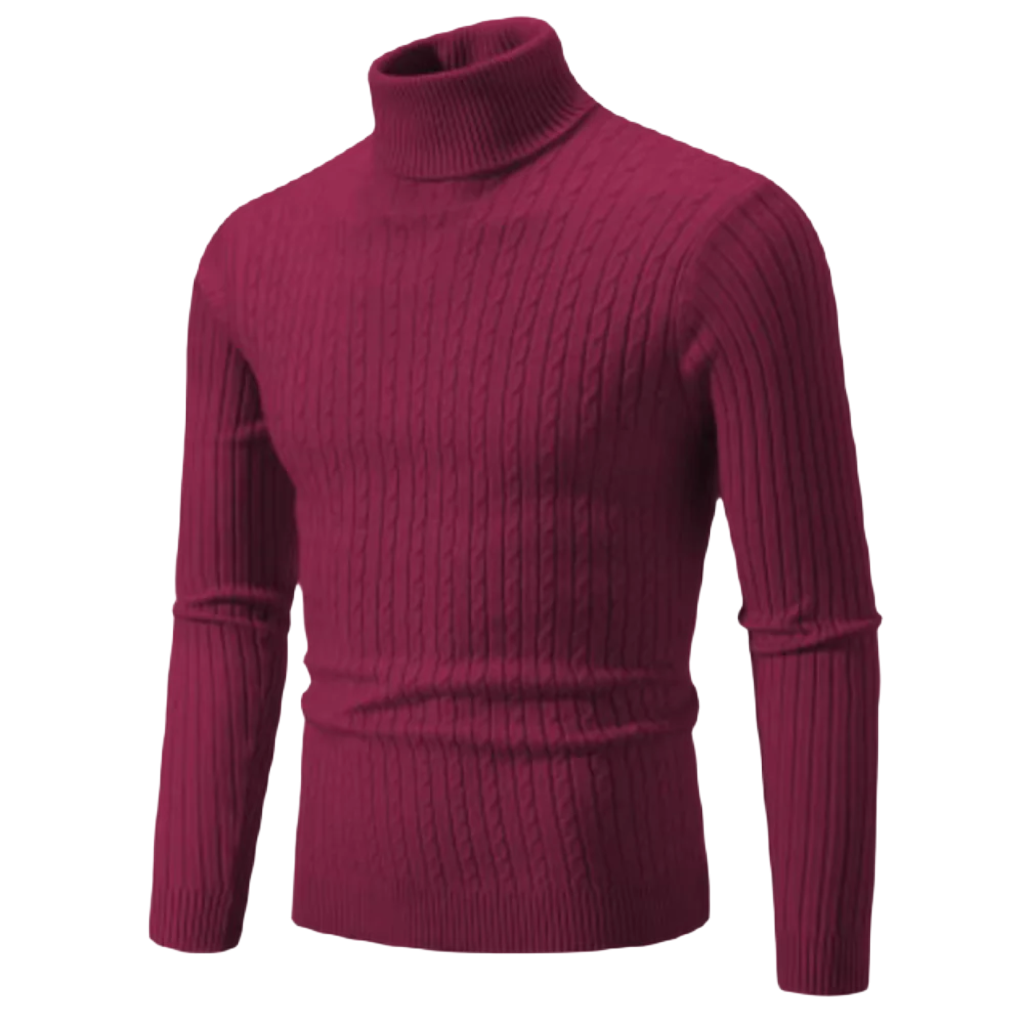 Ribbed Turtleneck Sweater | Slim-Fit | Warm and Elegant
