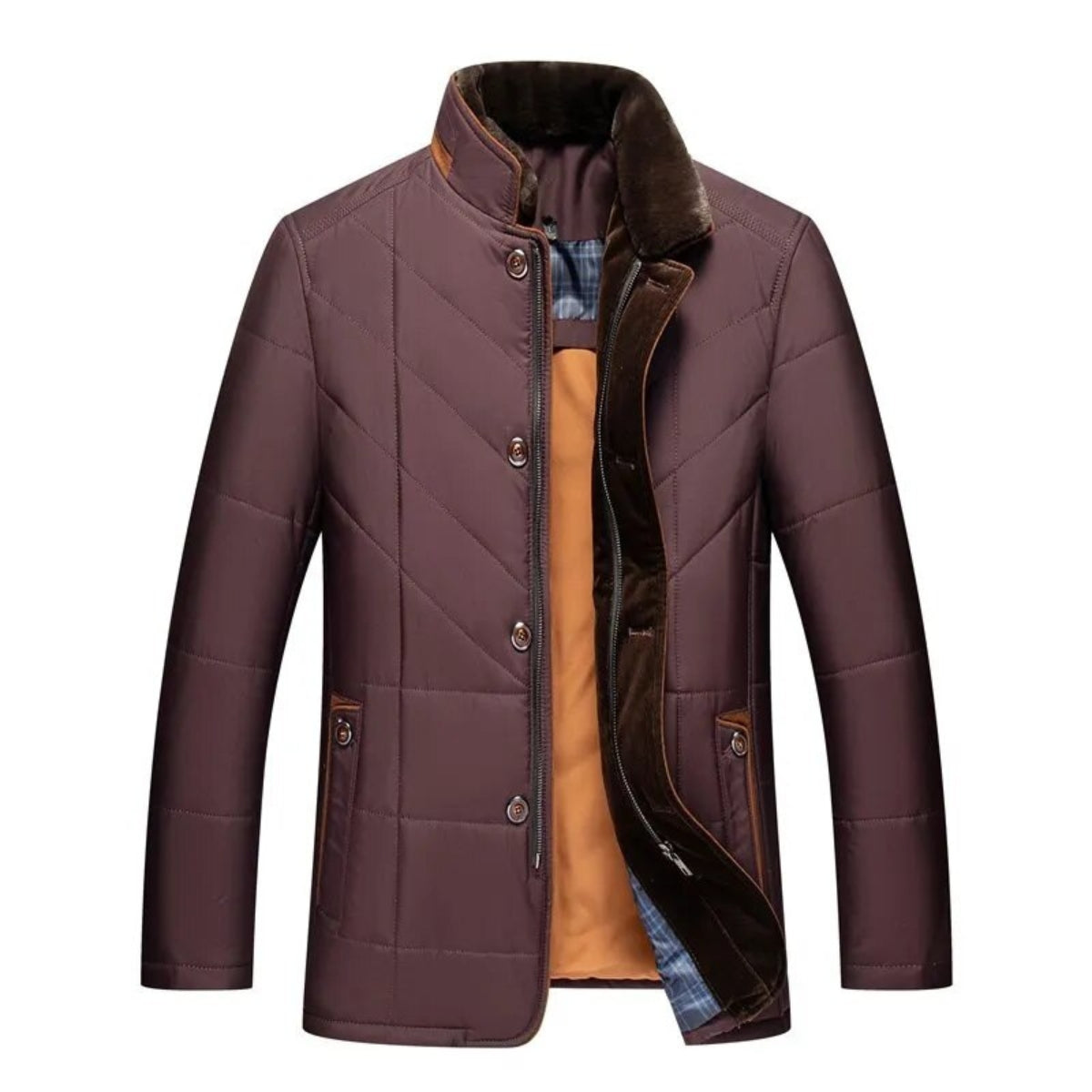 Quilted Insulated Jacket | Slim Fit | Lightweight Warmth | Men’s Outerwear