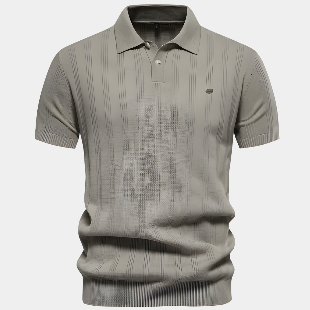 Knitted Polo Shirt | Soft Cotton Blend | Timeless Smart-Casual Style