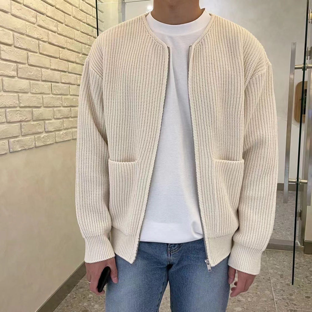Minimalist Open-Front Cardigan | Cotton Blend | Lightweight