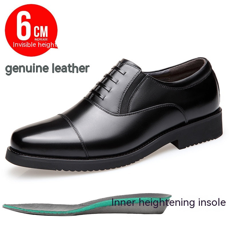 Men's Genuine Leather Shoes | Three-Joint Design, Durable Build | Formal and Everyday Wear