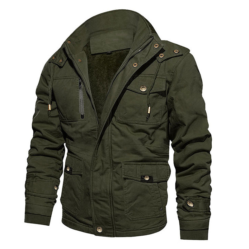 Utility Winter Jacket | Fleece-Lined | Durable Cotton Blend