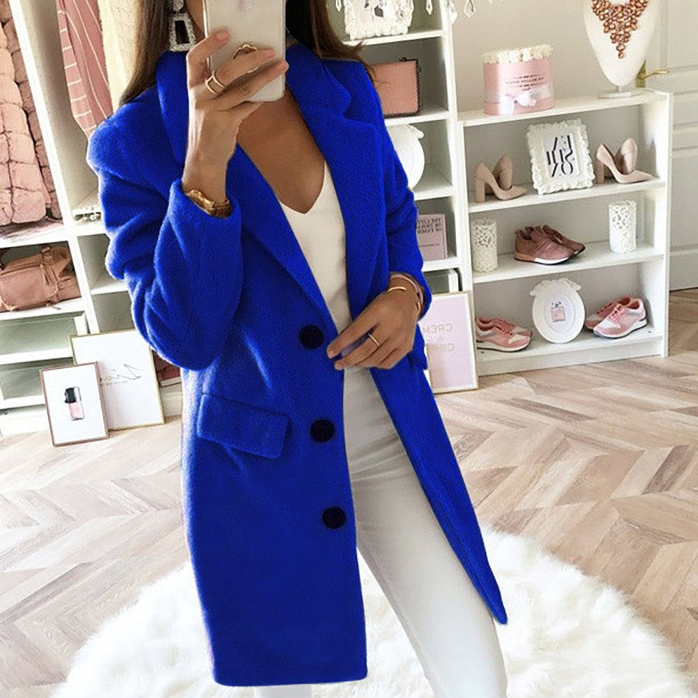 Longline Tailored Coat | Classic Design | Versatile Colors