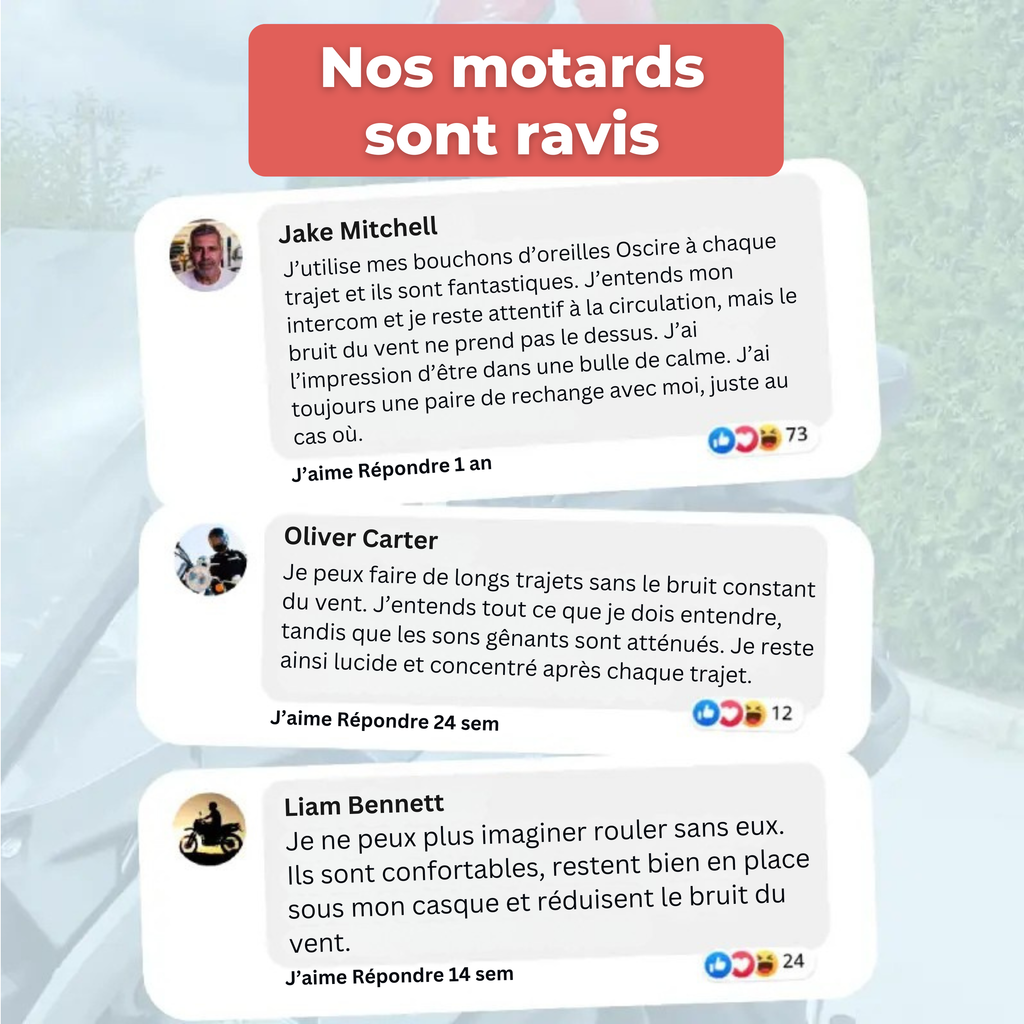 VentDompté Moto | Protection contre les bruits du vent et les sifflements d’oreille