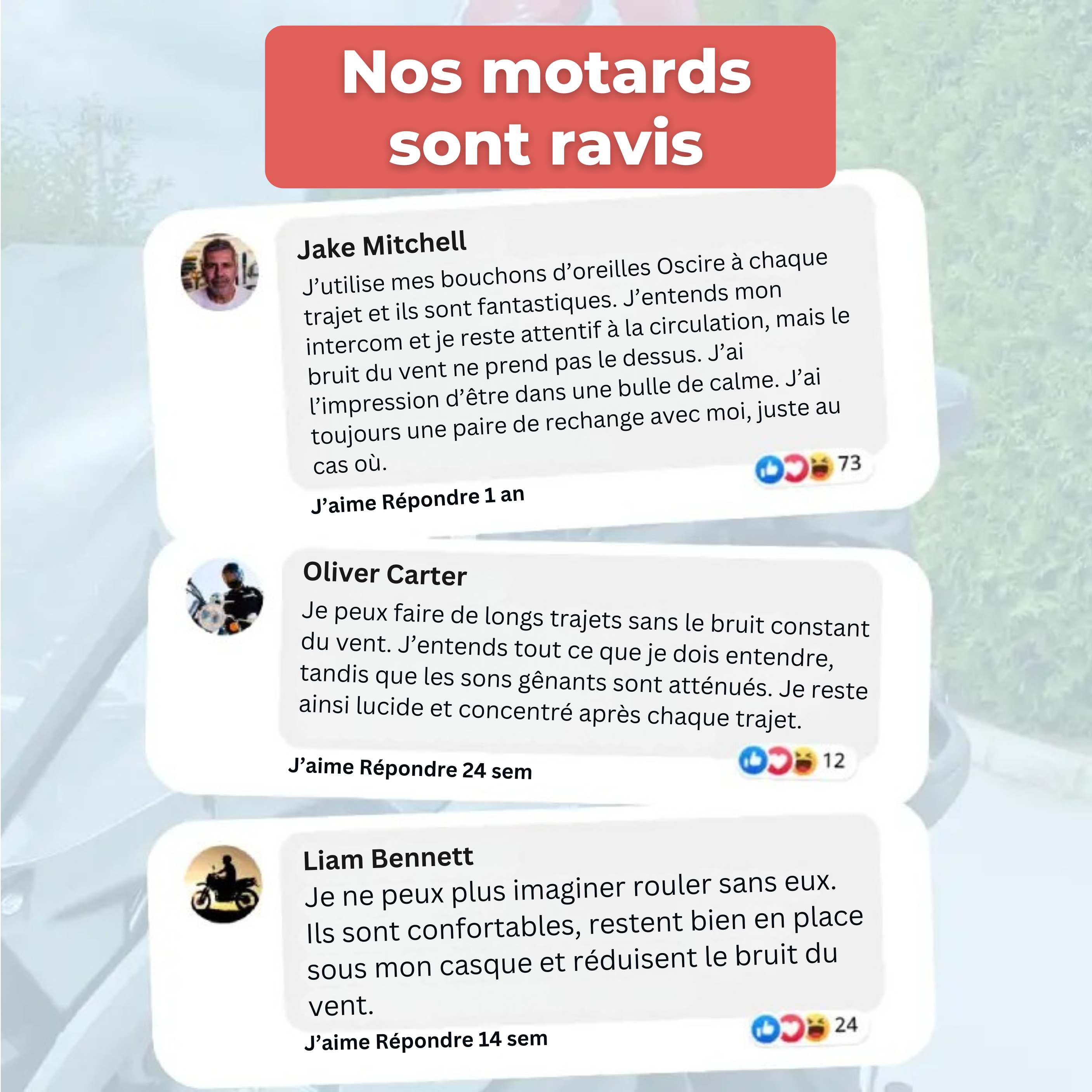 VentDompté Moto | Protection contre les bruits du vent et les sifflements d’oreille